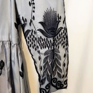 VTG CUSTOM GOWN SILK ORGANZA OVER TAFFETA UNIQUE *